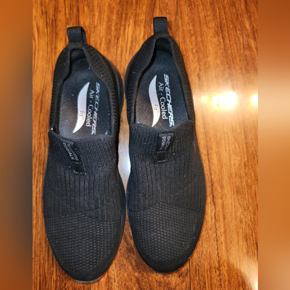 Skechers Women Black Slip-On Shoes